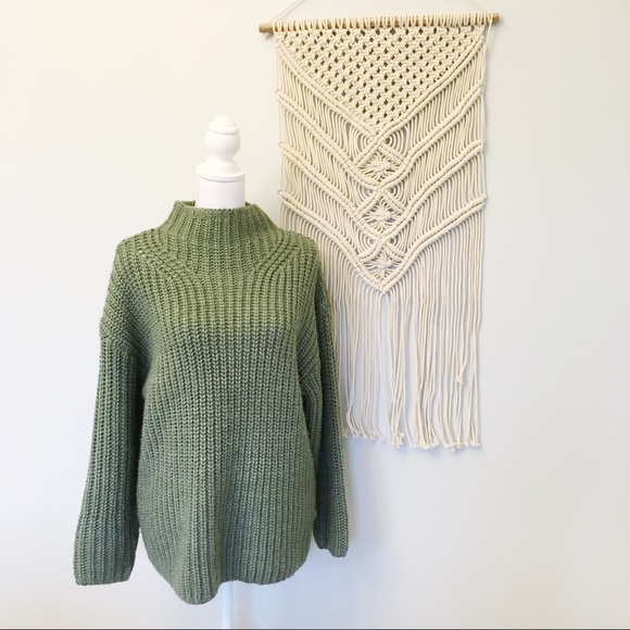 & Other Stories Sweaters - & Other Stories Pistachio Alpaca Blend Sweater